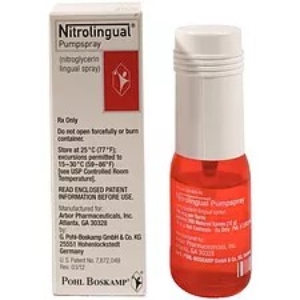 Nitroglycerine 0.4 mg spray